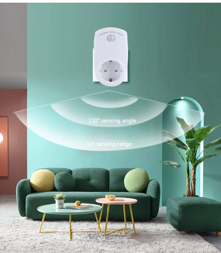 EU Motion Sensor Socket