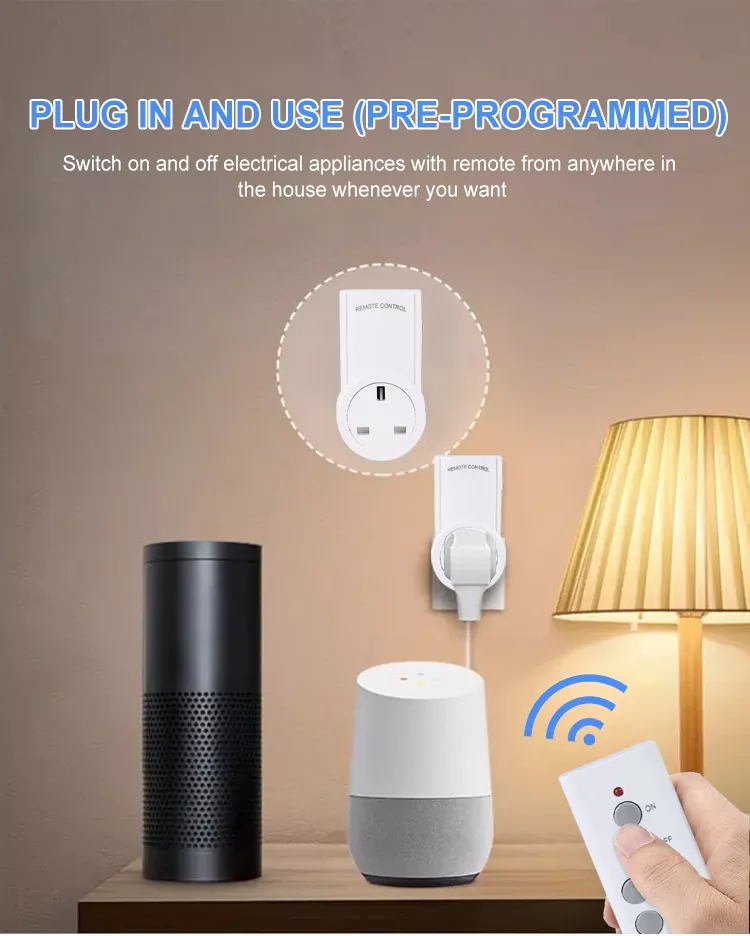 Smart plug UK Remote Control Socket Smart plug UK Remote Control Socket